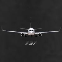 Airline Jet 737 Aircraft Passenger Aircraft 7 Panel Mesh Trucker Snapback Hat