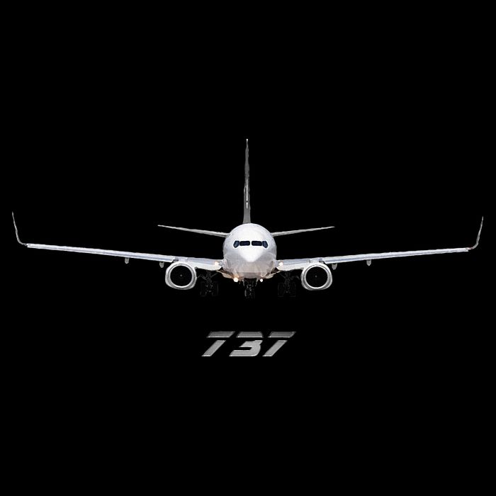 Airline Jet 737 Aircraft Passenger Aircraft Impact Tech Backpack