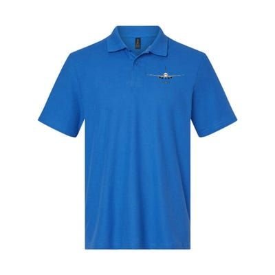 Airline Jet 737 Aircraft Passenger Aircraft Softstyle Adult Sport Polo