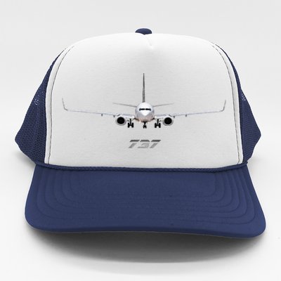 Airline Jet 737 Aircraft Passenger Aircraft Trucker Hat