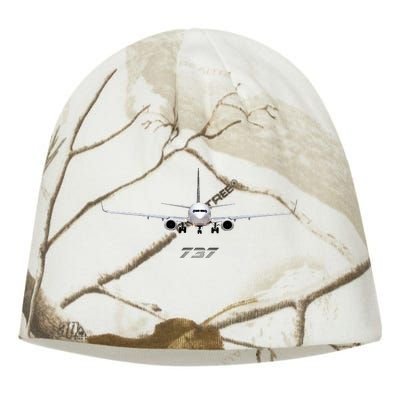 Airline Jet 737 Aircraft Passenger Aircraft Kati - Camo Knit Beanie