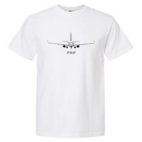 Airline Jet 737 Aircraft Passenger Aircraft Garment-Dyed Heavyweight T-Shirt