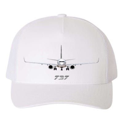 Airline Jet 737 Aircraft Passenger Aircraft Yupoong Adult 5-Panel Trucker Hat