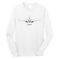 Airline Jet 737 Aircraft Passenger Aircraft Long Sleeve Shirt