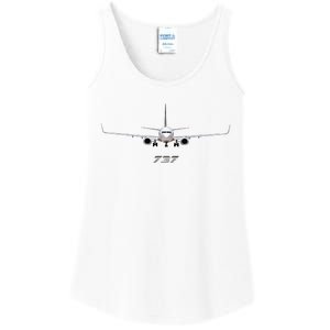 Airline Jet 737 Aircraft Passenger Aircraft Ladies Essential Tank