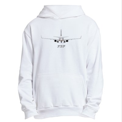 Airline Jet 737 Aircraft Passenger Aircraft Urban Pullover Hoodie