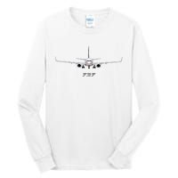 Airline Jet 737 Aircraft Passenger Aircraft Tall Long Sleeve T-Shirt