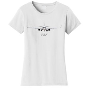 Airline Jet 737 Aircraft Passenger Aircraft Women's T-Shirt