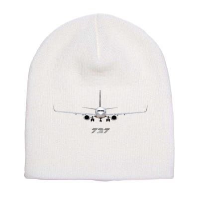 Airline Jet 737 Aircraft Passenger Aircraft Short Acrylic Beanie