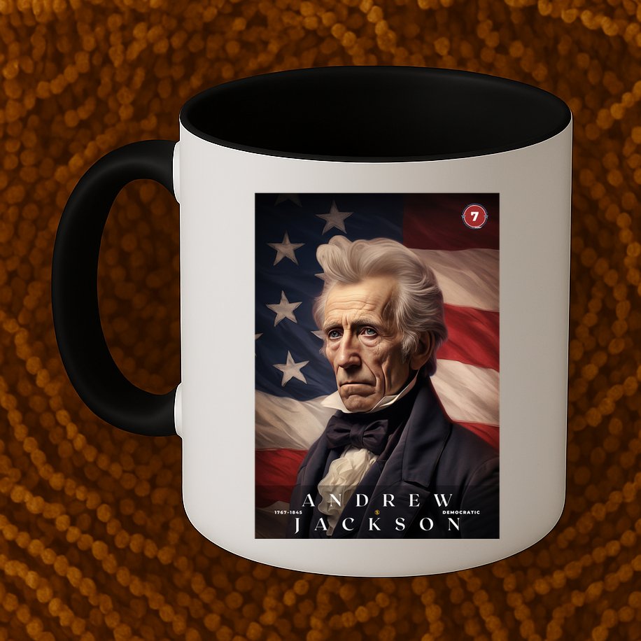 Andrew Jackson 7th President Of The United States Portrait Mug