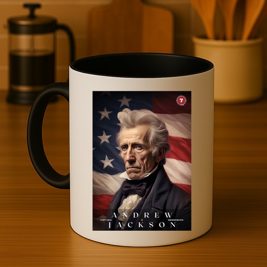 Andrew Jackson 7th President Of The United States Portrait Mug