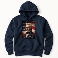 Andrew Jackson 7th President Of The United States Portrait Hoodie