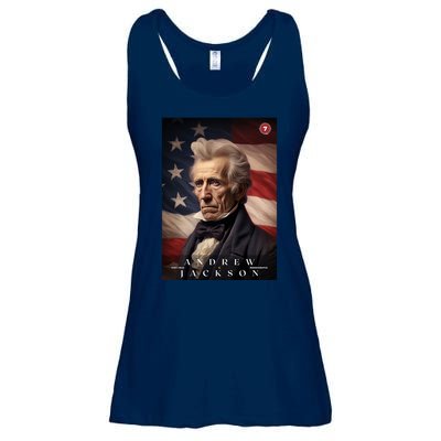 Andrew Jackson 7th President Of The United States Portrait Ladies Essential Flowy Tank