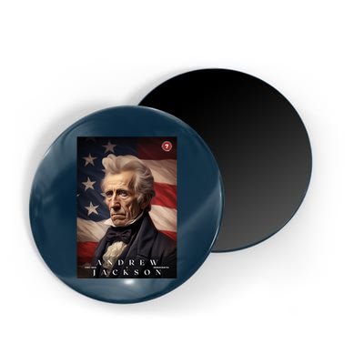 Andrew Jackson 7th President Of The United States Portrait Magnet