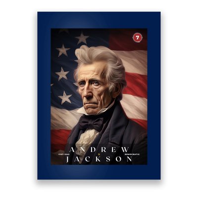 Andrew Jackson 7th President Of The United States Portrait Poster