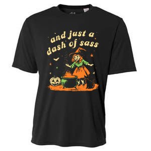 And Just A Dash Of Sass Baby Halloween Witch Cooling Performance Crew T-Shirt