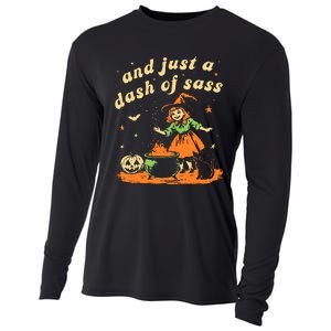 And Just A Dash Of Sass Baby Halloween Witch Cooling Performance Long Sleeve Crew