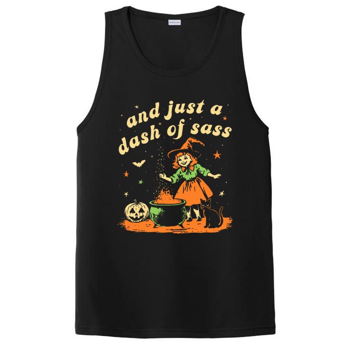 And Just A Dash Of Sass Baby Halloween Witch PosiCharge Competitor Tank