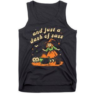 And Just A Dash Of Sass Baby Halloween Witch Tank Top