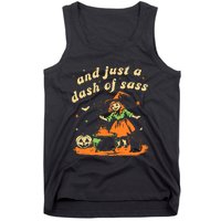 And Just A Dash Of Sass Baby Halloween Witch Tank Top