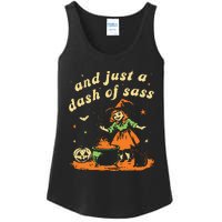 And Just A Dash Of Sass Baby Halloween Witch Ladies Essential Tank