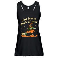 And Just A Dash Of Sass Baby Halloween Witch Ladies Essential Flowy Tank