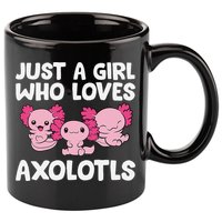Axolotl  Just a  Who Loves Axolotls  11oz C Handle Ceramic Mug