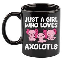 Axolotl  Just a  Who Loves Axolotls  11oz C Handle Ceramic Mug