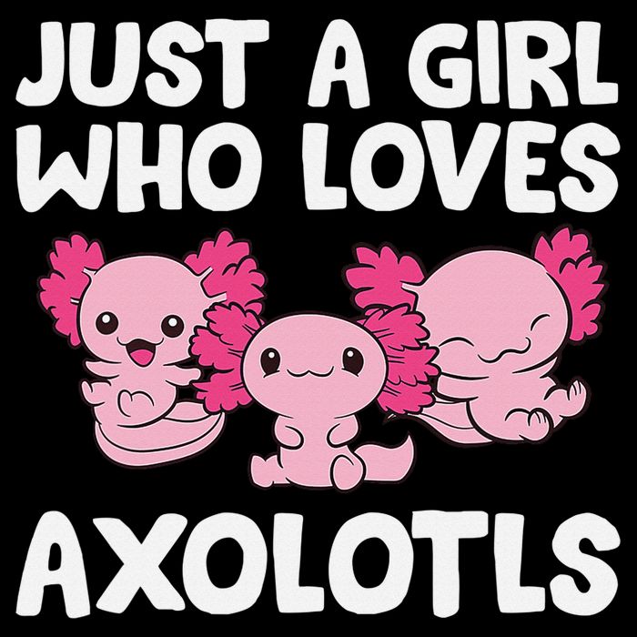 Axolotl  Just a  Who Loves Axolotls  Flat Bill Trucker Hat
