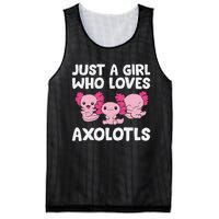 Axolotl  Just a  Who Loves Axolotls  Mesh Reversible Basketball Jersey Tank