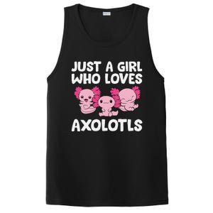 Axolotl  Just a  Who Loves Axolotls  PosiCharge Competitor Tank