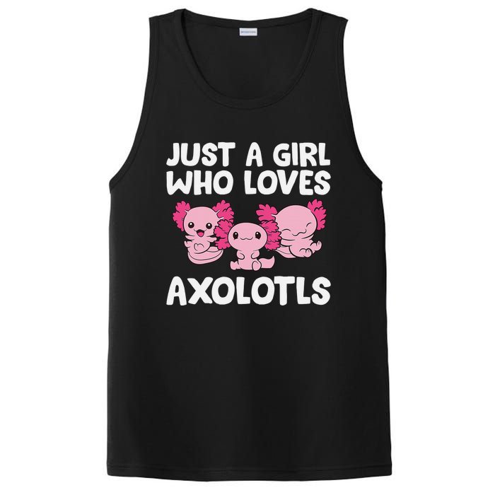 Axolotl  Just a  Who Loves Axolotls  PosiCharge Competitor Tank