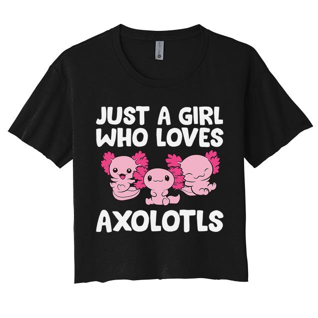 Axolotl  Just a  Who Loves Axolotls  Crop Top
