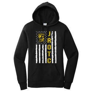 Army Jrotc American Flag Junior Rotc Leadership Excellence Women's Pullover Hoodie