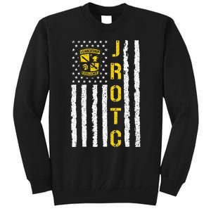 Army Jrotc American Flag Junior Rotc Leadership Excellence Tall Sweatshirt