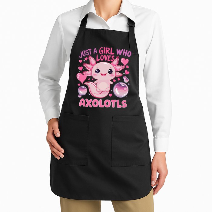 Axolotl Just A Girl Who Loves Axolotls Apron