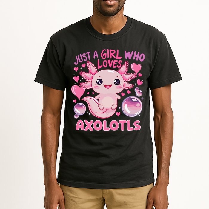 Axolotl Just A Girl Who Loves Axolotls Tall T-Shirt