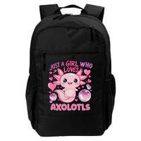 Axolotl Just A Girl Who Loves Axolotls Backpack