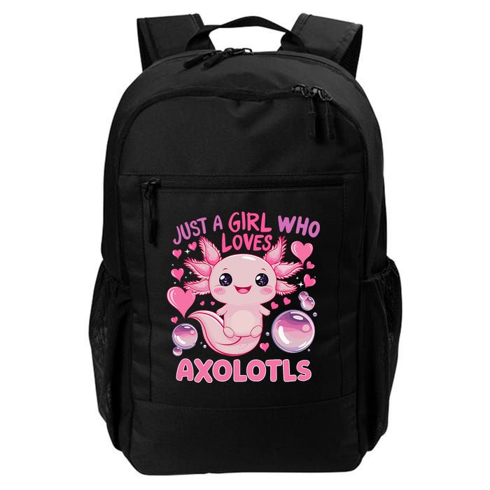 Axolotl Just A Girl Who Loves Axolotls Backpack