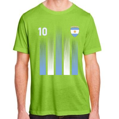 Argentinaian Jersey Argentina Soccer Jersey 10 Football Fan Adult ChromaSoft Performance T-Shirt