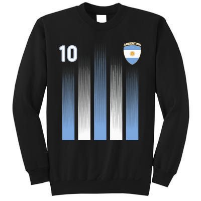 Argentinaian Jersey Argentina Soccer Jersey 10 Football Fan Sweatshirt