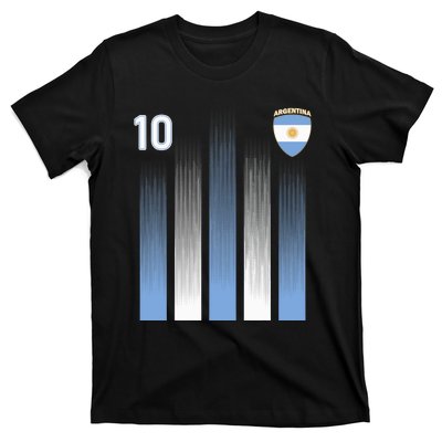 Argentinaian Jersey Argentina Soccer Jersey 10 Football Fan T-Shirt