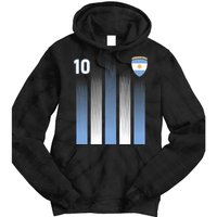 Argentinaian Jersey Argentina Soccer Jersey 10 Football Fan Tie Dye Hoodie