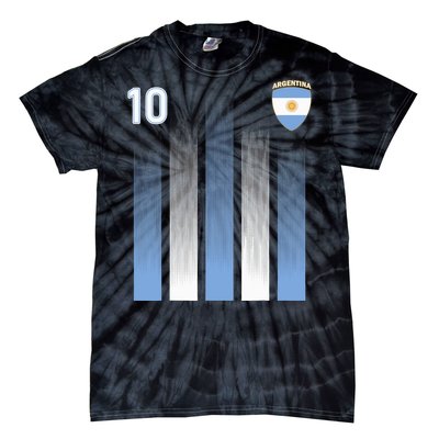 Argentinaian Jersey Argentina Soccer Jersey 10 Football Fan Tie-Dye T-Shirt