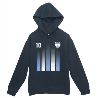 Argentinaian Jersey Argentina Soccer Jersey 10 Football Fan Urban Pullover Hoodie