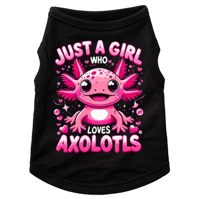 Axolotl Just A Girl Who Loves Axolotls  Doggie Tank