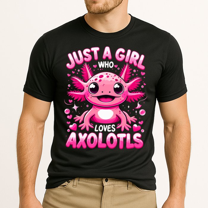 Axolotl Just A Girl Who Loves Axolotls  Cooling Performance Crew T-Shirt