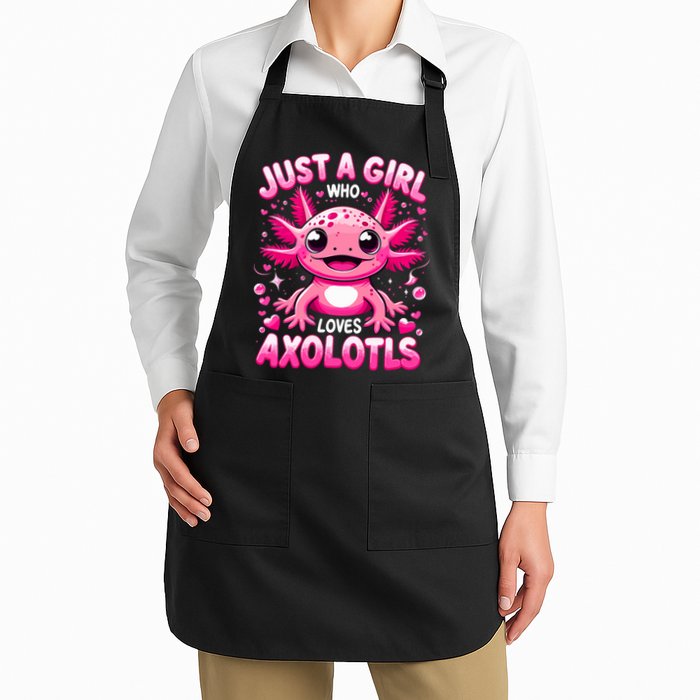Axolotl Just A Girl Who Loves Axolotls  Apron