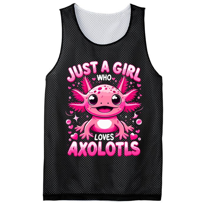 Axolotl Just A Girl Who Loves Axolotls  Mesh Reversible Basketball Jersey Tank