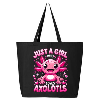 Axolotl Just A Girl Who Loves Axolotls  25L Jumbo Tote